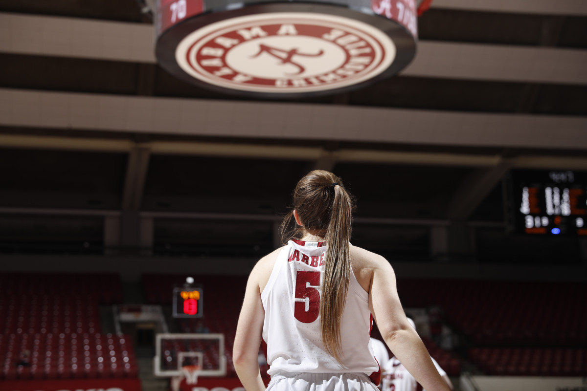 Alabama women's basketball Barber